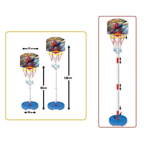 03653 Spiderman Small Footed Basketball Set - 2