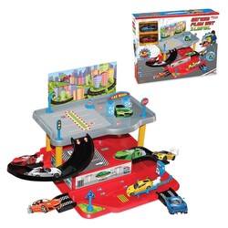 2 Storey Car Parking Play Garage Set - 1