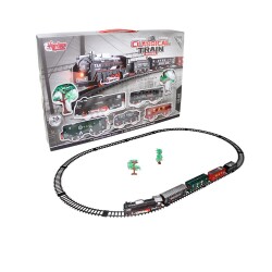 26 Parça Işıklı ve Sesli Classic Model Tren Set - 1