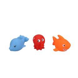 3 Pack Bath Toys Sea Animals - 3