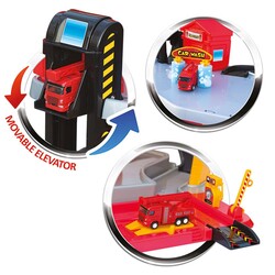 3-Storey Fire Truck Garage Play Set - 3