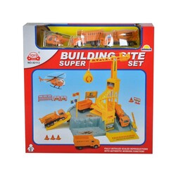 3 Vehicle Playset Construction, Military, Fire Department - 3