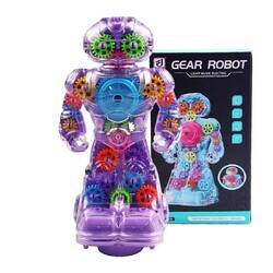 360 Degree Rotating Toy Robot with Sound and Light - 7