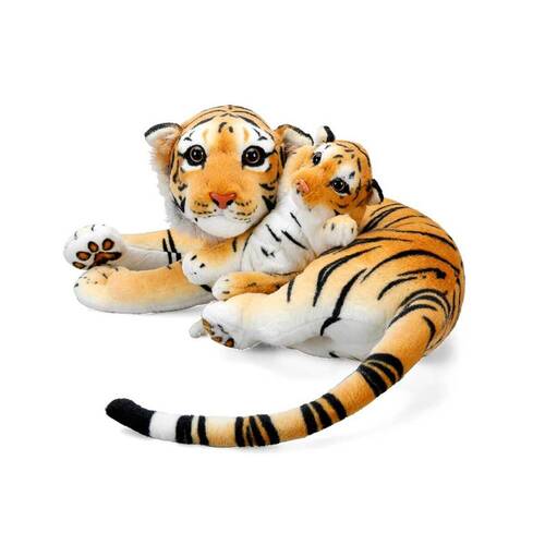 60cm. Tiger and his Cute Cub Plush - 1