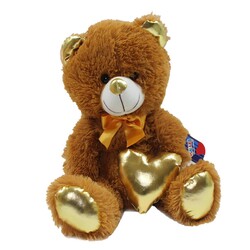 62501 Shiny Heart Plush Bear 40 cm - 2