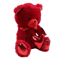 62501 Shiny Heart Plush Bear 40 cm - 5