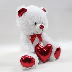 62501 Shiny Heart Plush Bear 40 cm - 9