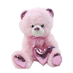 62501 Shiny Heart Plush Bear 40 cm - 12