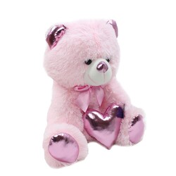 62501 Shiny Heart Plush Bear 40 cm - 13