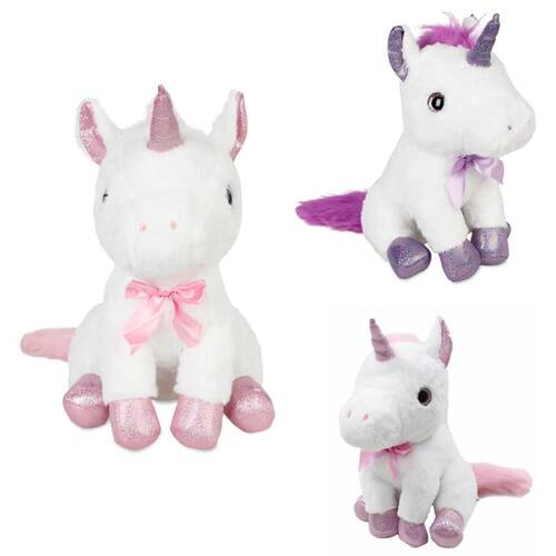 63039 55 cm Four-Legged Unicorn Plush Price is for 1 Piece - 1