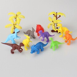 683 Toy Play 12 Piece Colorful Mini Dinosaur Figure Set 4-6 cm - 5