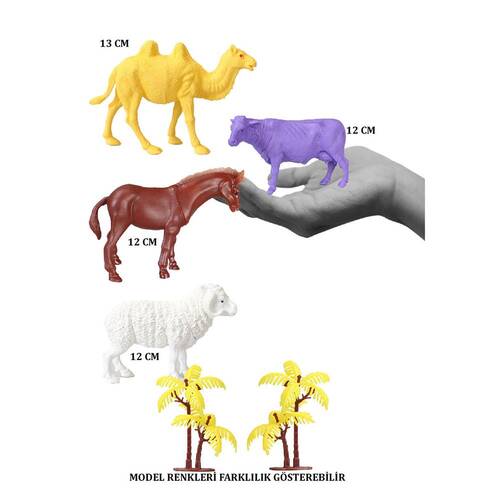 706 Toy Play 6 Piece Farm Animals Figure Set 12-13 cm - 2