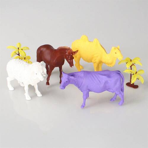 706 Toy Play 6 Piece Farm Animals Figure Set 12-13 cm - 3