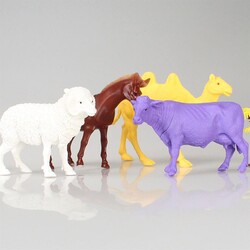 706 Toy Play 6 Piece Farm Animals Figure Set 12-13 cm - 4