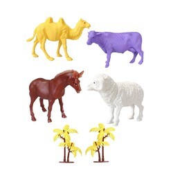 706 Toy Play 6 Piece Farm Animals Figure Set 12-13 cm - 6