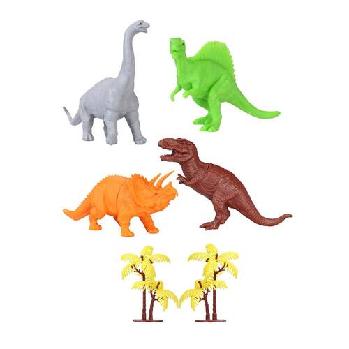 713 Toy Play 6 Piece Dinosaur Figure Set 14-18 cm - 1