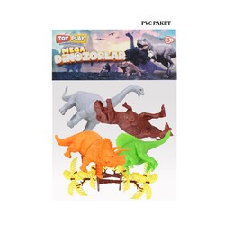 713 Toy Play 6 Piece Dinosaur Figure Set 14-18 cm - 3