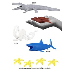 720 Toy Play 6 Piece Sea Creatures Figure Set 10-20 cm - 4