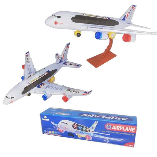 A330 Movable Model Toy Airplane with Lights and Sounds - 1