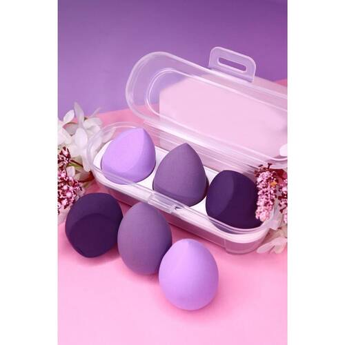 Amour Amour 3-Piece Makeup Sponge Set with Stand 3-Piece - 1