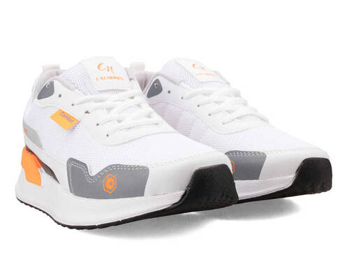 Anrk Calibron 622 for Men - White/Orange B.T - 2