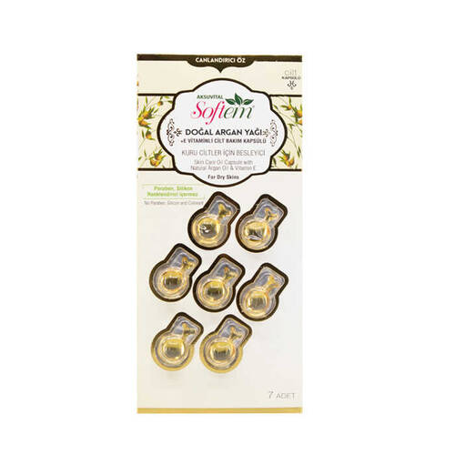 Argan Oil + Vitamin E Skin Care Capsule - 1