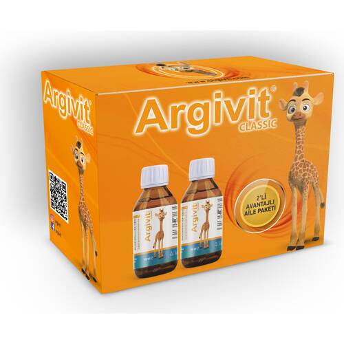 Argivit Classic Syrup 150 ml - Advantageous Family Pack of 2 - 1