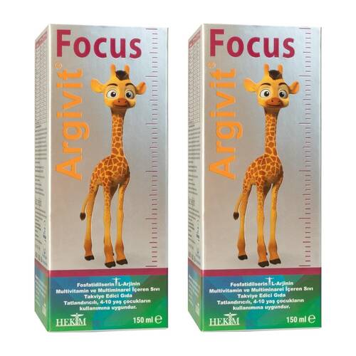 Argivit Focus Syrup 150 ml 2 Pieces - 1