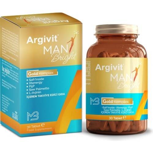 Argivit Man Bright Gold Complex Food Supplement - 1