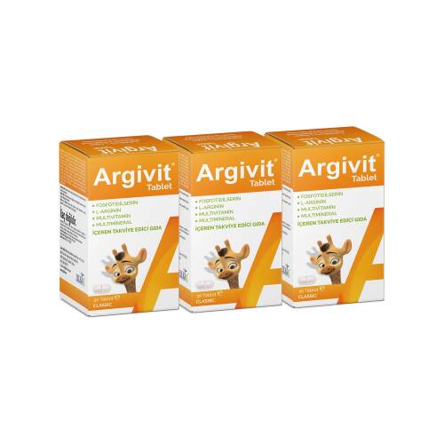 Argivit Tablet 30 Tablets x 3 Piece - 1