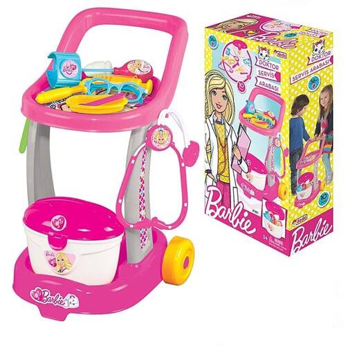 Barbie Toy Doctor Service Cart - 1