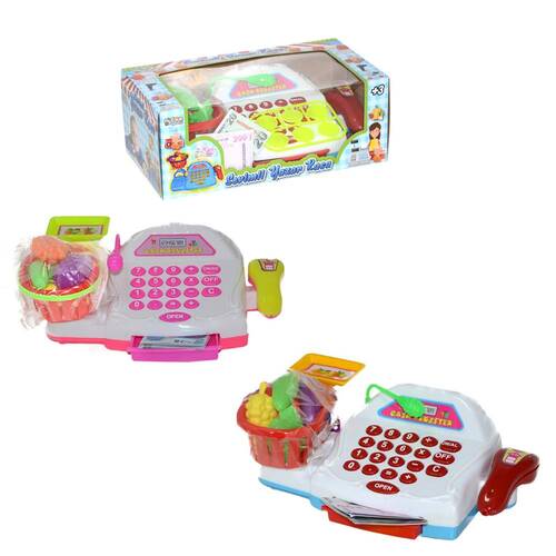 Battery-Free Toy Cash Register with Cute Accessories - 1