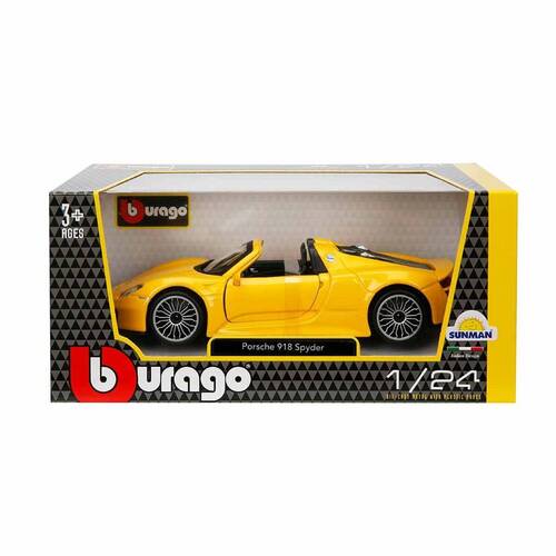 Bburago 1:24 Porsche 918 Spyder Model Car - 3