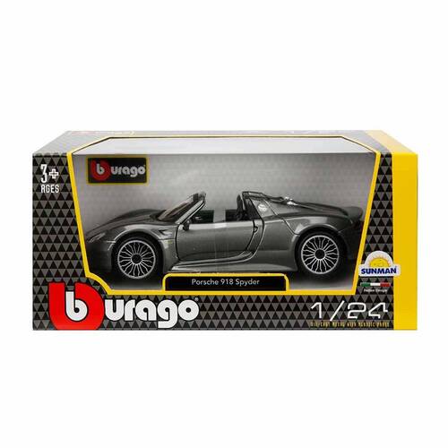 Bburago 1:24 Porsche 918 Spyder Model Car - 4