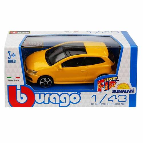 Bburago 1:43 Street Fire - 2013 Srt Viper Gts Metal Toy Car - 2