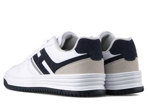 Bestof 507 Men's Sneakers Skin - White/Navy Blue - 3