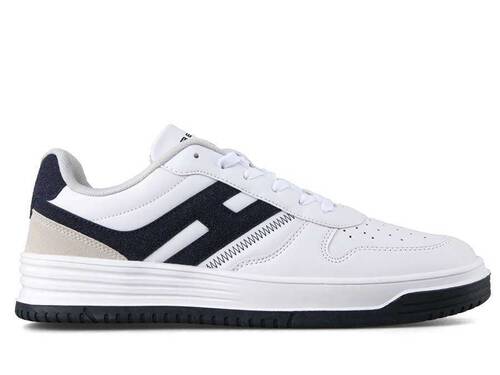 Bestof 507 Men's Sneakers Skin - White/Navy Blue - 1