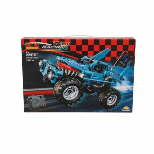 BLX Racing Boss Shark Yarış Arabası 305 Parça Mini Lego - 3