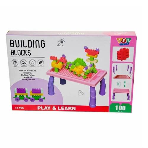 Building Blocks Girl Set 100 Pieces - 1