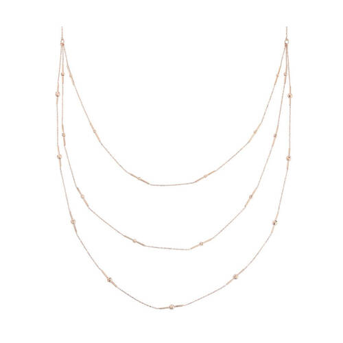 Bulk Bar Long Chain Silver Necklace - 1