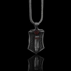 Bullet Model 925 Sterling Silver Men's Necklace - 3