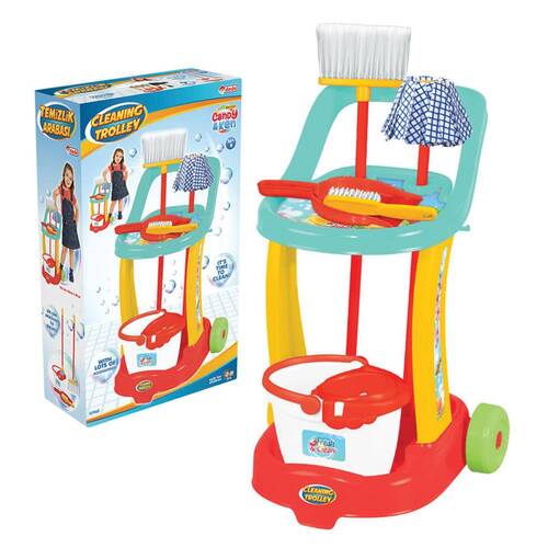 Candy & Ken Cleaning Cart Cleaning Play Set - 1