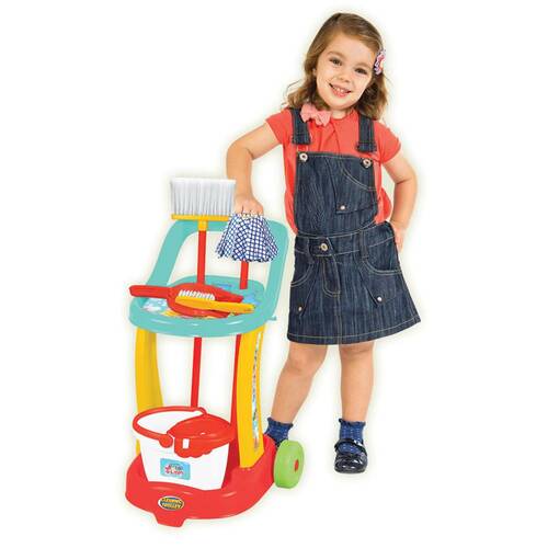 Candy & Ken Cleaning Cart Cleaning Play Set - 3