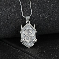 Cobra Model 925 Sterling Silver Men's Necklace - 2