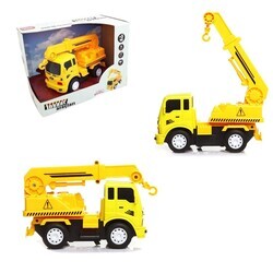 Construction Vehicles of the City - Battery-Operated Friction-Light-Crane - 2