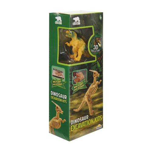 Crazoo 3D Excavation Set with Dinosaur Figures - 1