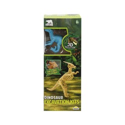 Crazoo 3D Excavation Set with Dinosaur Figures - 2