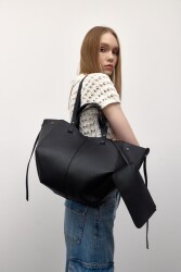 Daily City Black Shoulder Bag - 1