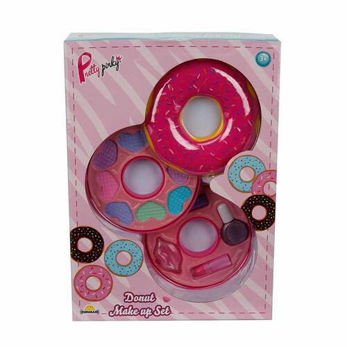 Donut Shaped 2 Tiers Makeup Beauty Set - 3