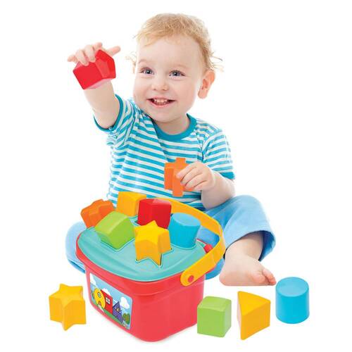 Find-Plug Bucket Activity Baby Play Set with Basket - 4